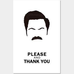 Ron Swanson please and thank you Posters and Art